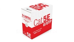 Kabel teleinformatyczny U/UTP kat.5e PVC Eca szary Q-LANTEC /305m/