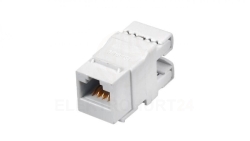 Gniazdo keystone RJ45 UTP kat. 6 nieekranowane Q-LANTEC MKN-U6-1