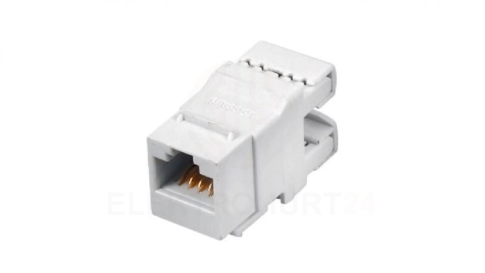 Gniazdo keystone RJ45 UTP kat. 6 nieekranowane Q-LANTEC MKN-U6-1