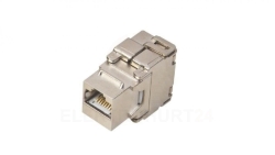 Gniazdo keystone RJ45 STP kat. 6 beznarzędziowe ekranowane Q-LANTEC MKB-S6-1