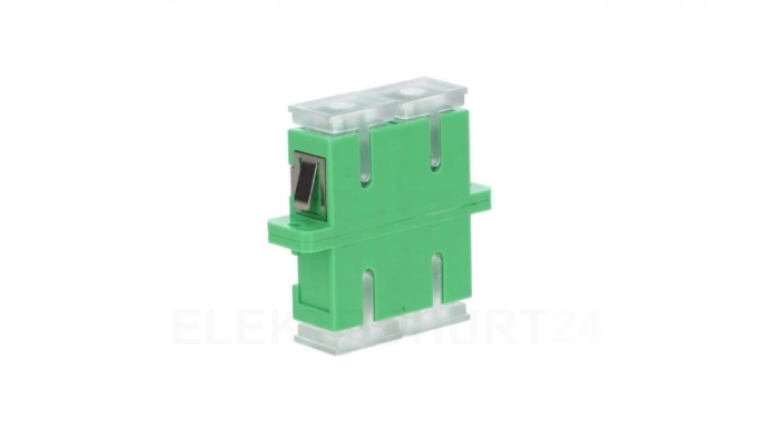 Adapter SM SC/APC duplex przezroczysty ISP 6824 2 273-12-ISP