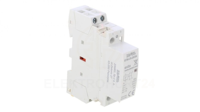 Stycznik modułowy instalacyjny 25A 2Z 24V AC/DC typ: STM-25-20/24V EXT10000289