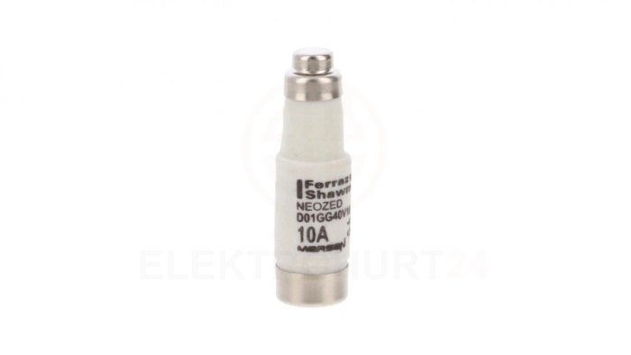 Wkładka bezpiecznikowa D01 gG 400VAC /250VDC 10A W211090