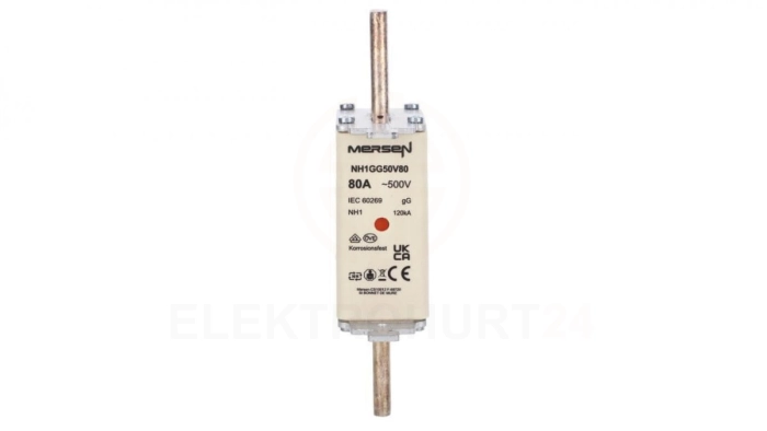 Wkładka bezpiecznikowa NH 1C 80A 500VAC gG S215687