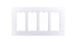 Simon Connect Ramka CIMA PRO poczwórna do puszki SBM450 8x K45 czysta biel SBM4029