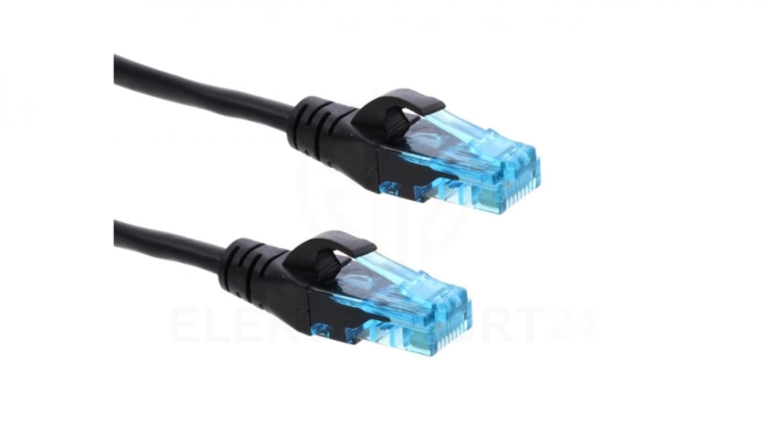 Kabel krosowy (Patch Cord) U/UTP kat. 5e czarny 5m DK-1512-050/BL