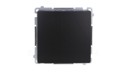 Simon Basic Łącznik jednobiegunowy (moduł) 16AX, 250V, zaciski śrubowe czarny BMW1A.01/49