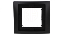 Simon Basic Ramka 1-krotna Neos do wersji bryzgoszczelnej IP44 z uszczelką czarny BMRC1B/49