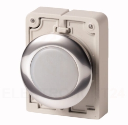 Główka lampki sygnalizacyjnej 30mm płaska biała M30C-FL-W 183287