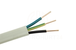 Przewód YDYp 3x1 żo 450/750V /100m/