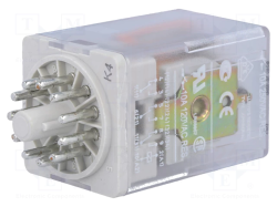 Przekaźnik przemysłowy 3P 10A 24V AC AgNi R15-2013-23-5024-WT 802865