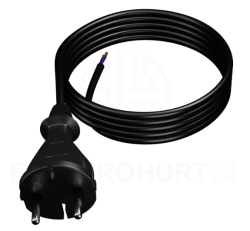 Przewód przyłączeniowy z wtyczką PP-21 b/u 4,5m H05RR-F 2x1