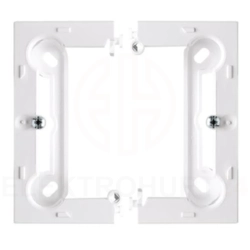 Simon Classic Puszka natynkowa pojedyncza składana/ głęboka biała PSC/11