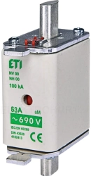 Wkładka bezpiecznikowa NH000 100A aM 500V 004181414