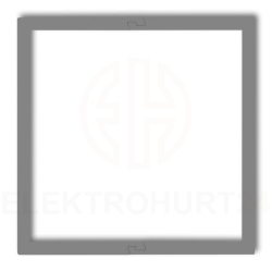Ramka wypełniająca pojedyncza serii DECO szary mat 27DRW-1