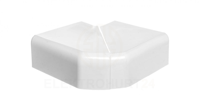 Naroże kanału płaskie regulowane DLP 50x150 białe 010789