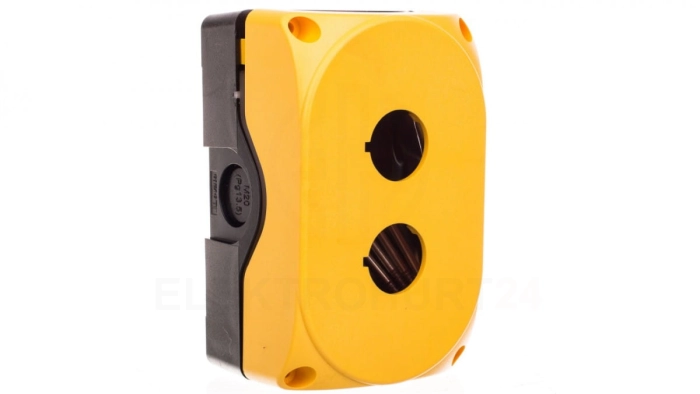 Obudowa sterownicza bez wyposażenia żółta 2 otwory LPZP2A5