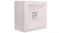 Oprawa awaryjna LOVATO N LED 3W 370lm (opt. otwarta) 3h jednozadaniowa AT biała LVNO/3W/B/3/SE/AT/WH