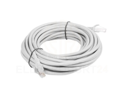 Kabel krosowy patchcord U/UTP kat.5e 15m szary PCU5-10CC-1500-S