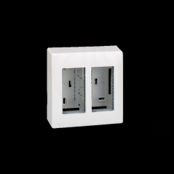 Simon Connect Obudowa natynkowa S500 2-modułowa, 4xK45 kompletna czysta