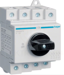 Rozłącznik izolacyjny modułowy PV 4P 32A 1000V DC SB432PV