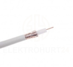 Przewód koncentryczny YWDXpek 75-1,05/4,8 biały /100m/