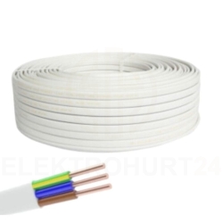 Przewód YDYp 3x2,5 żo 450/750V /100m/