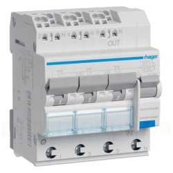 Wyłącznik różnicowo-nadprądowy RCBO 3x1P+N B16A 0,03A Typ A 6kA RCBO ADZ316D