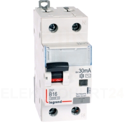 Wyłącznik różnicowo-nadprądowy 2P 16A B 0,03A typ AC P312 DX3 410921