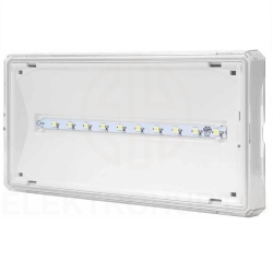 Oprawa awaryjna EXIT IP65 ECO LED AT 1W 1h jednozadaniowa biała ETE/1W/E/1/SE/AT/WH