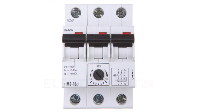 Wyłącznik silnikowy 3P 7,5kW 10-16A Z-MS-16/3 248412