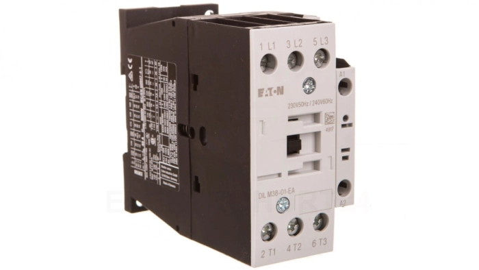 Stycznik mocy 38A 3P 230V AC 0Z 1R DILM38-01-EA(230V50HZ,240V60HZ) 190007
