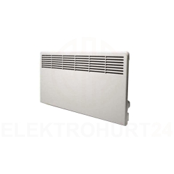 Grzejnik BETA 2000W 389x1523mm z term. mech. wtyczką i nóżki bez wspor. mont. BETA20-MP