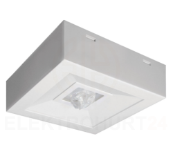Oprawa awaryjna LOVATO N ECO LED 1W 125lm (opt. otwarta) 1h jednozadaniowa biała LVNO/1W/E/1/SE/X/WH