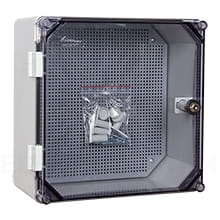 Obudowa 300x300x166mm z płytą montażową transparentna UNIbox Uni-0/T43.00