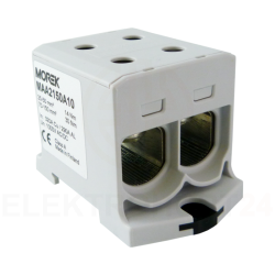 Złączka OTL150-2 kolor szary 2xAl/Cu 25-150mm 1000V AC / 1500V DC Zacisk uniwersalny MAA2150A10