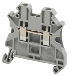 Złączka szynowa 2-przewodowa 2,5mm szara NSYTRV22 /50 szt./