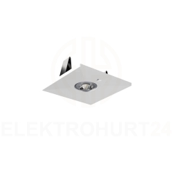 Oprawa awaryjna LOVATO P ECO LED 3W 310lm (opt. koryt.) 1h jednozadaniowa biała LVPC/3W/E/1/SE/AT/WH