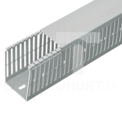 Korytko grzebieniowe samogasnące bezhalogenowe 4/6/4 100x80 szare z pokrywą /2m/ (opak. 24m)