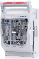 Rozłącznik izolacyjny bezpiecznikowy 160A RBK 00 W /zaciski mostkowe 4-50mm2/ 63-823333-141