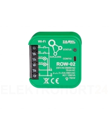 SUPLA Odbiornik dopuszkowy WI-FI 2-kanałowy dwukierunkowy ROW-02 SPL10000003