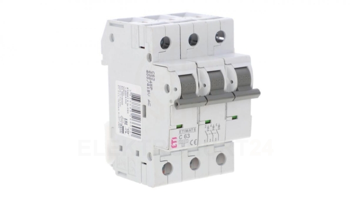 Wyłącznik nadprądowy ETIMAT 6 3p C63 002145522