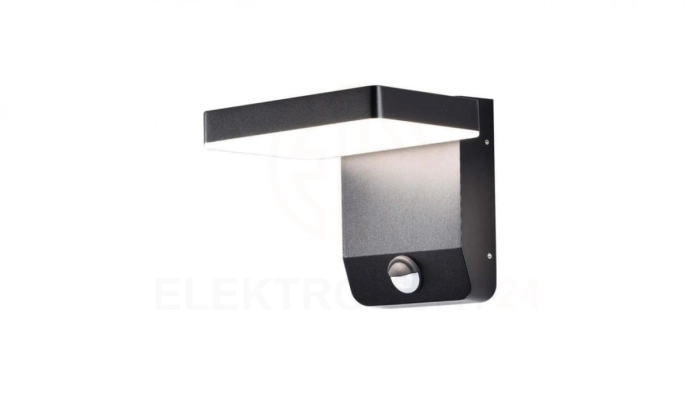 Oprawa elewacyjna LED 17W 2580lm 4000K czujnik regulowana Czarny kwadrat 2949