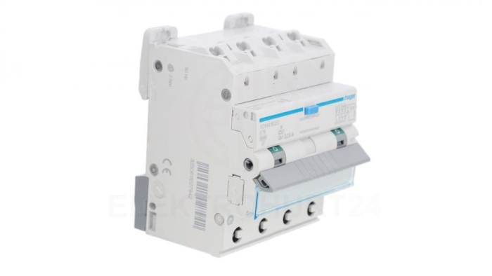 RCBO Wyłącznik różnicowoprądowy z członem nadprądowym 4P 6kA B 16A 30mA A QC/QB ADM416QC