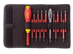 Zestaw 14 wkrętaków z wymienną rękojeścią izolowane 1000V SlimVario + próbnik 2831T16 36068