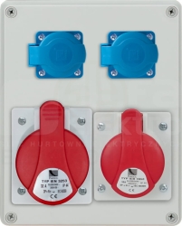 Rozdzielnica R-BOX 240 1x32A/5P 1x16A/5P 2x250V IP44 B.1098