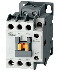 Stycznik LS Electric, 22A w AC-3, moc 11kW, napięcie cewki 24VDC, styki pomocnicze 1a1b 1347100300 MC-22B 24VDC 1A1B