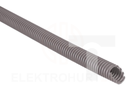 Rura karbowana 750N do zalewania betonem samogasnąca szara z pilotem i smarowaniem fi 40mm -5 C +90 C /25m/