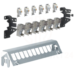 Złącze modułowe 6xRJ45 kat.6A ekranowane na szynę FZ12MM