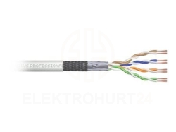 Kabel teleinformatyczny SF/UTP kat.5e 4x2xAWG26/7 linka Digitus DK-1531-P-305-1 /305m/